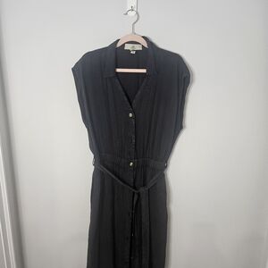 Thread & Supply Black Sleeveless Sheath Dress